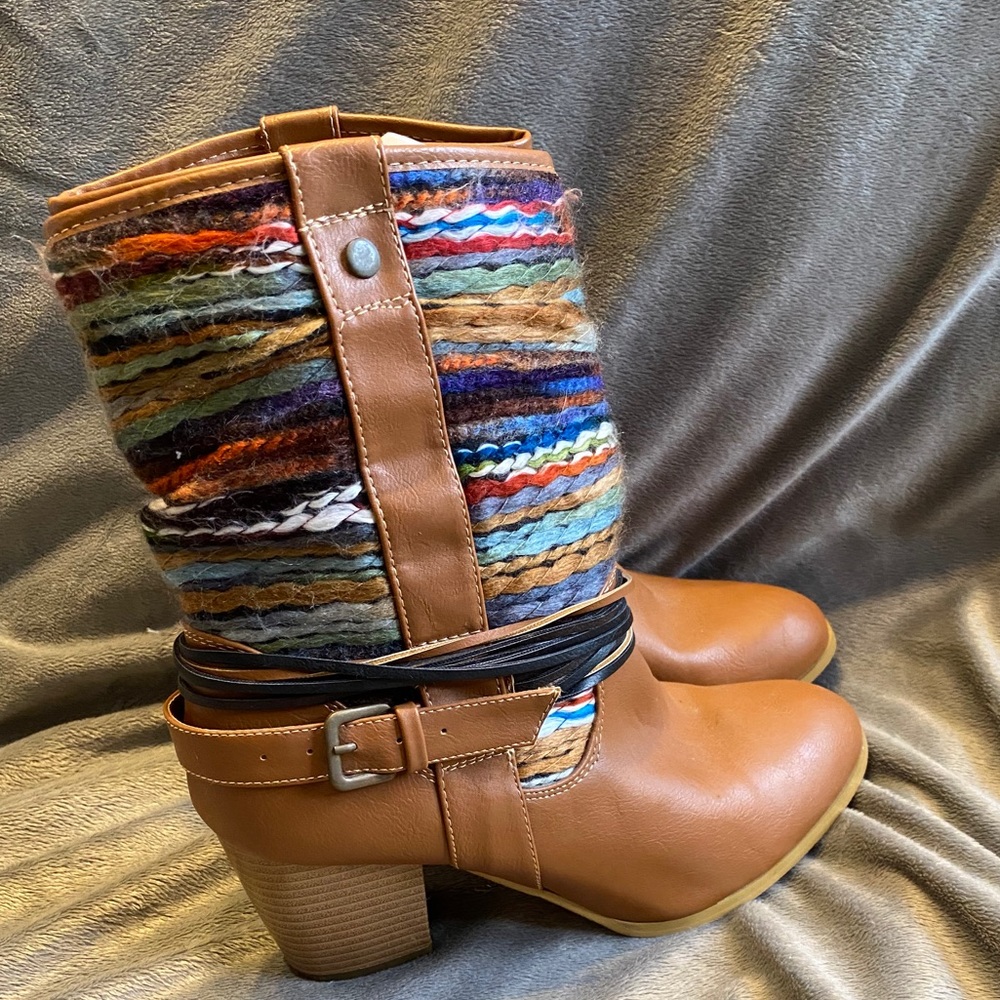 Boho western style boots